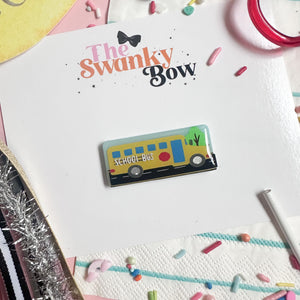 School Bus Hair Clip