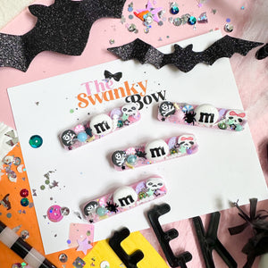 Chunky Halloween Hair Clips